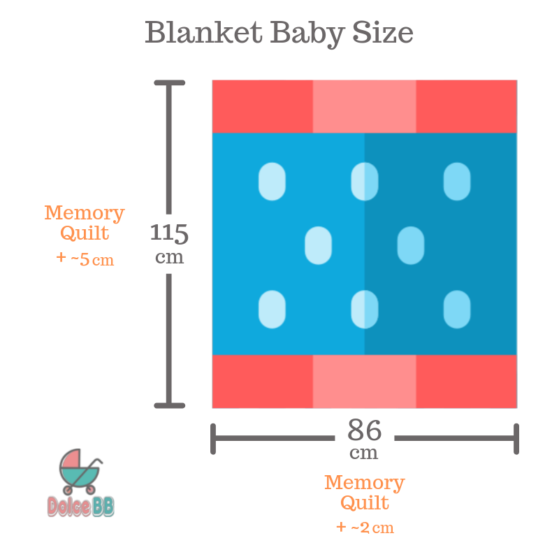 Dolce BB blanket size for baby